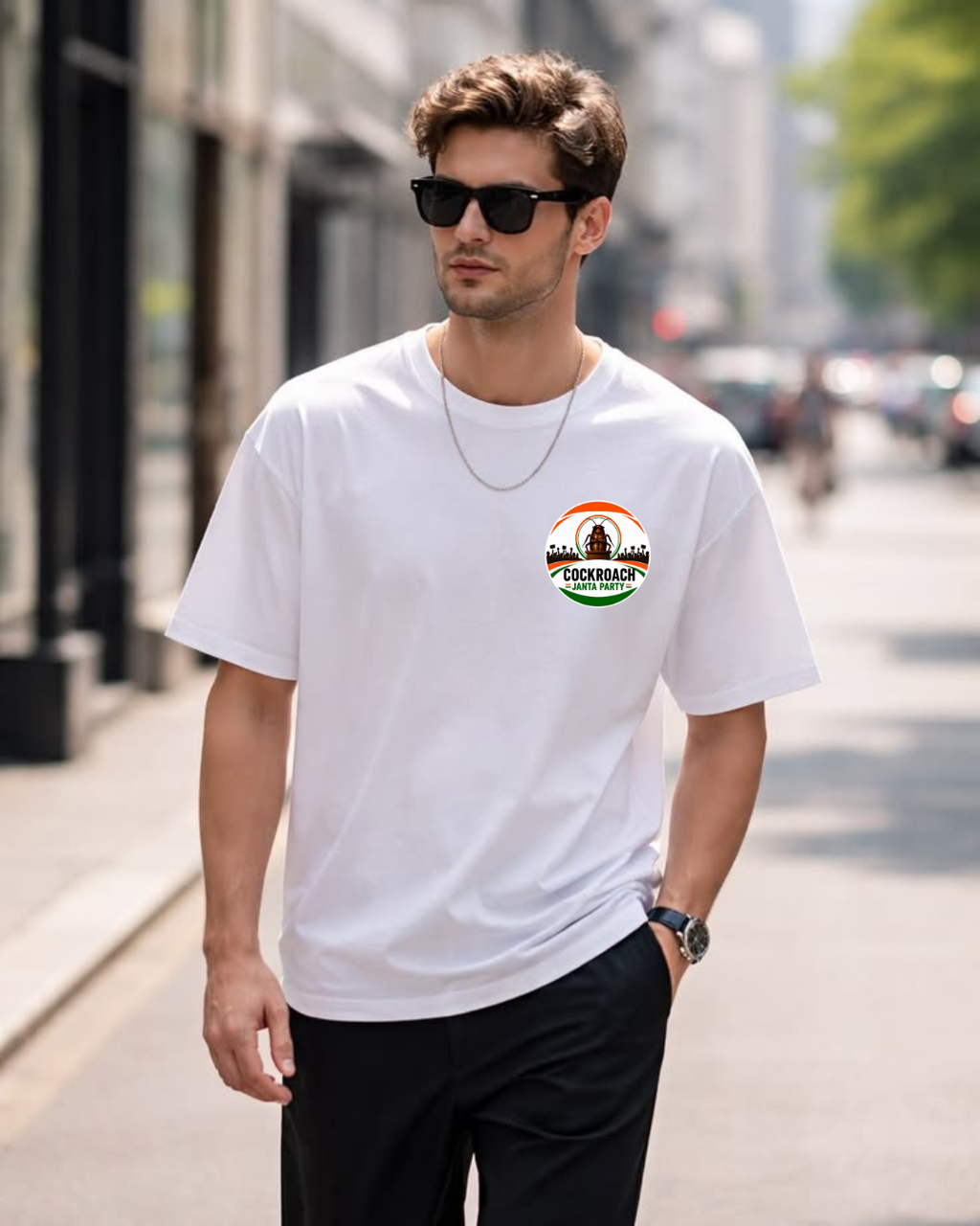 🪳 Cockroach Janta Party™ Minimal Pocket Tee